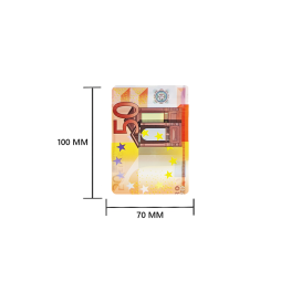 Euro Snap-Closing Pouch (100pcs) 7x10cm