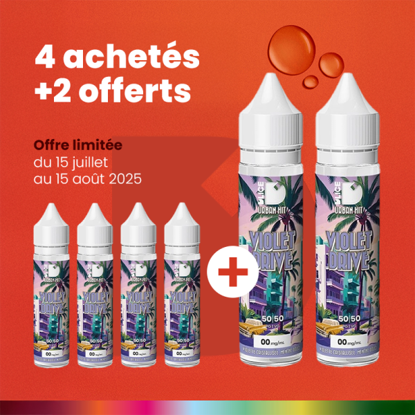 [Offer] 4+2 Violet Drive 0mg 50ml - Urban Hit by Dlice