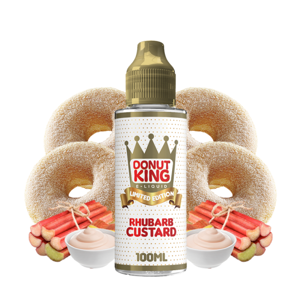 [Destock] Rhubarb Custard 0mg 100ml - Limited Edition by Donut King
