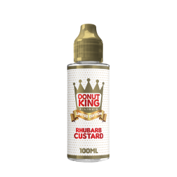 Rhubarb Custard 0mg 100ml - Limited Edition by Donut King