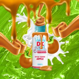 Spiced Toffee Apple 0mg 100ml - DK N' Shake by Donut King