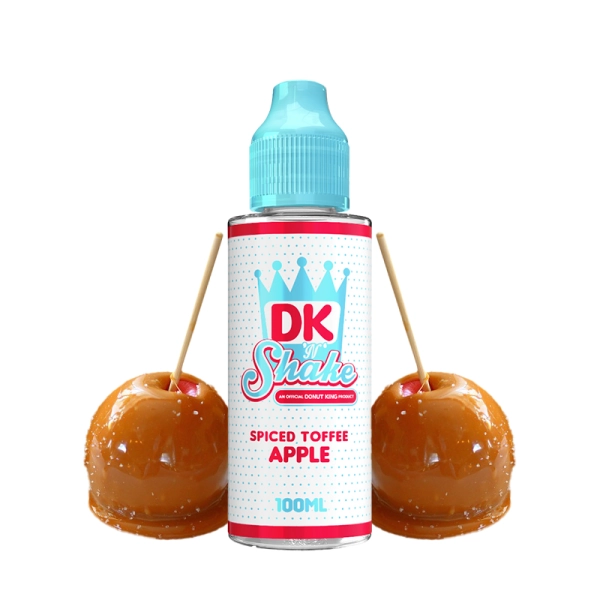 Spiced Toffee Apple 0mg 100ml - DK N' Shake by Donut King
