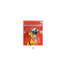 Monkey Snap-Closing Pouch (100pcs) 7x9cm