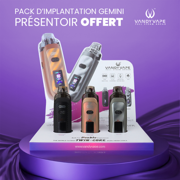 [Pack] Implementation Offer Pack Pod Gemini - Vandy Vape
