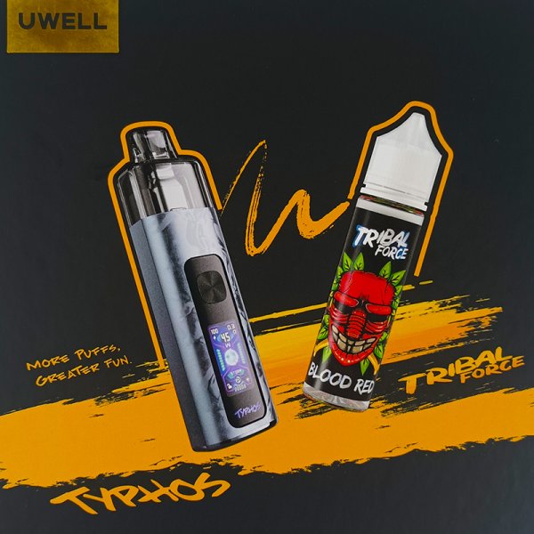 [Sample] Gift Box Typhos / Blood Red - Uwell x Tribal Force
