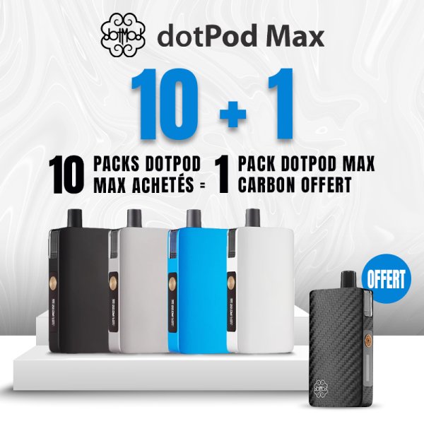 [Offer] Buy 10 DotPod Max Kits, Get 1 DotPod Max Carbon Kit for free - Dotmod