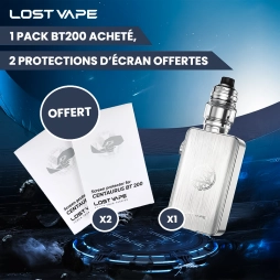 1 Pack BT200 acheté, 2 Protections d'Écran Offertes - Lost Vape [Offre]