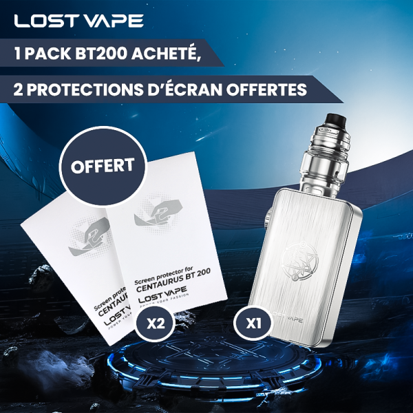 Buy 1 BT200 Kit, Get 2 Screen Protectors for free - Lost Vape [Offer]