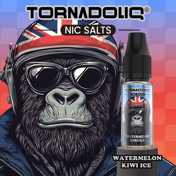 Watermelon Kiwi Ice New Flavor 10ml - Tornadoliq
