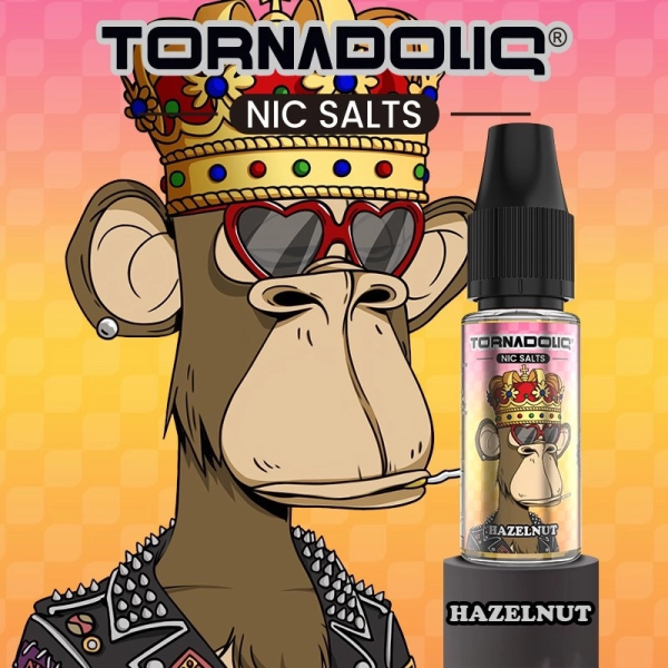 [Sample] Hazelnut 20mg 10ml - Tornadoliq