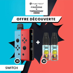 [Offre] Pack n°1 Klip's Switch + 2 E-liquides Tornadoliq - Fumytech & Firerose x Tornadoliq