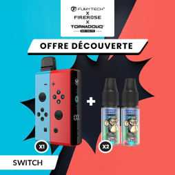 [Offre] Pack n°1 Klip's Switch + 2 E-liquides Tornadoliq - Fumytech & Firerose x Tornadoliq