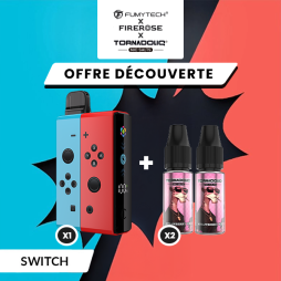 [Offre] Pack n°1 Klip's Switch + 2 E-liquides Tornadoliq - Fumytech & Firerose x Tornadoliq