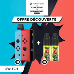 [Offre] Pack n°2 Klip's Switch + 2 E-liquides Tornadoliq - Fumytech & Firerose x Tornadoliq