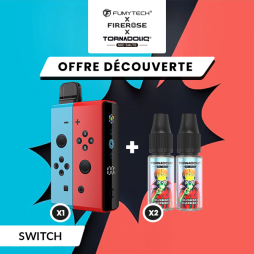 [Offre] Pack n°2 Klip's Switch + 2 E-liquides Tornadoliq - Fumytech & Firerose x Tornadoliq