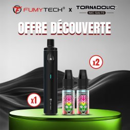 [Discovery Offer] 1 Kit Purely AIO Classic Edition + 2 Tornadoliq E-liquids - Fumytech x Tornadoliq
