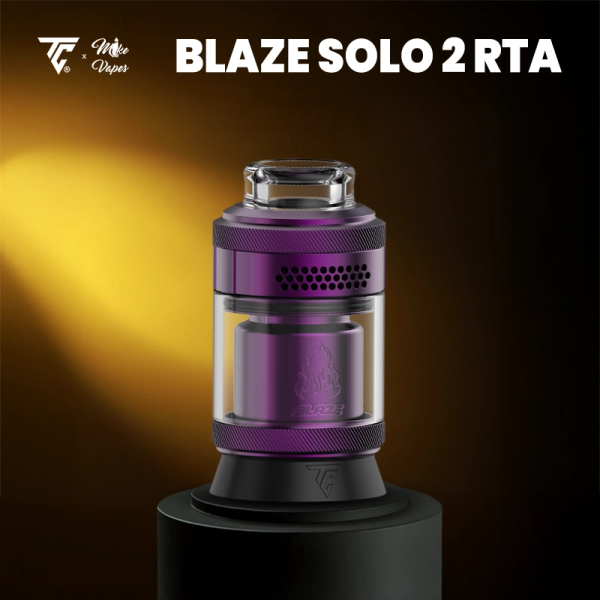 [Sample] Blaze Solo 2 RTA 3.5ml 25mm (Couleur Aléatoire) - THC x Mike Vapes