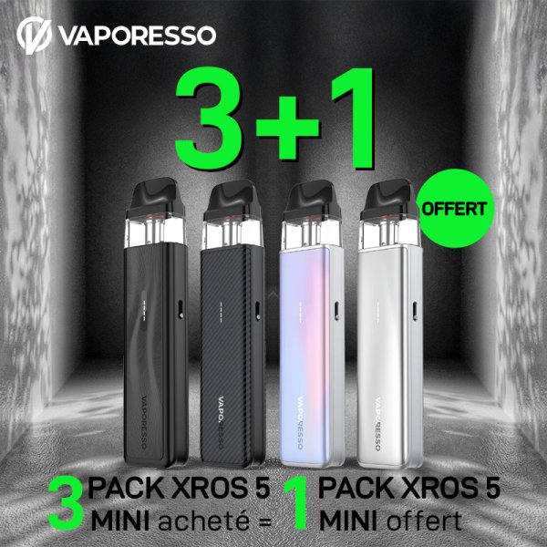 [Offer] Buy 3 XROS 5 Mini Pod Kits, Get 1 XROS 5 Mini Pod Kits Free.