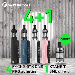 [Offer] Buy 4 GTX One Pro Kits, Get 1 X Tank T Free – Vaporesso