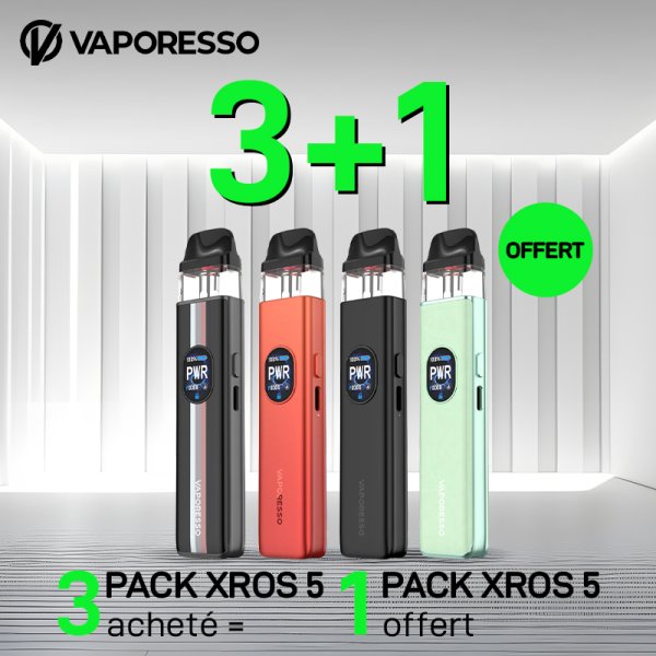 [Offer] Buy 3 XROS 5 Pod Kits, Get 1 XROS 5 Pod Kits Free.