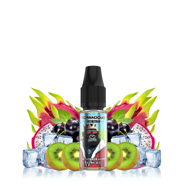 Black Dragon Kiwi Ice 10ml New Flavor - Tornadoliq