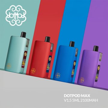 Pack DotPod Max V1.5 5ml 2100mAh - Dotmod