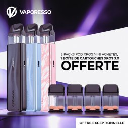 [Offer] Buy 3 XROS 5 Mini Pod Kits, Get 1 Box of Cartridges XROS 3.0 Free - Vaporesso