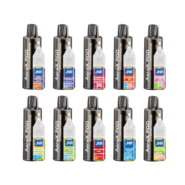 Cartouche Aero X 2ml + E-liquide 10ml 2% (1pc) - JNR