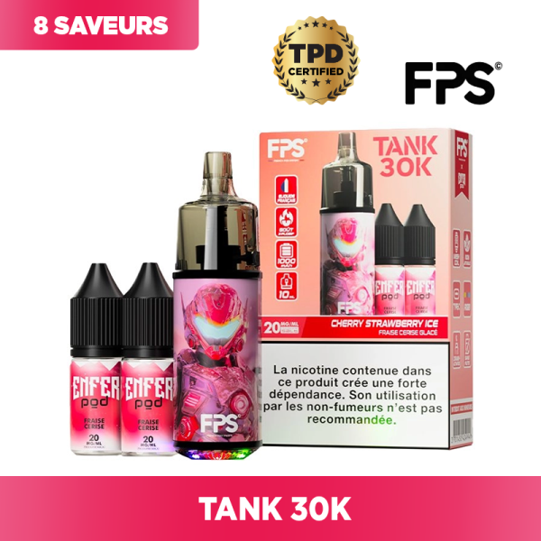 Pack Pod Tank 30k 1000mAh 10ml / 2% - FPS