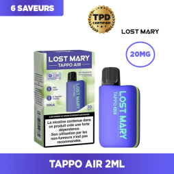 Pack Tappo Air 20mg - Lost Mary