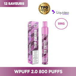 Starter Kit 800 Puffs 9mg (1pc) - Wpuff 2.0 by Liquideo