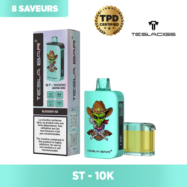 Puff ST-10 000 - Tesla Bar by Teslacigs
