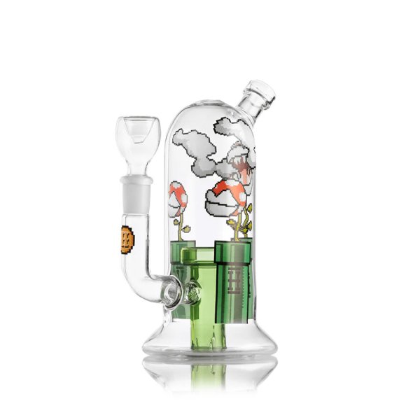 Bong Gaming Flower glass 18cm - Hemper
