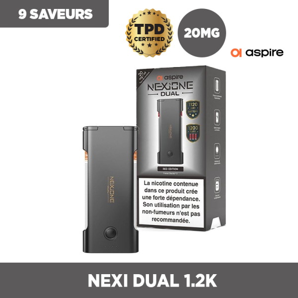 Kit Puff Nexi Dual Berry Edition - Aspire