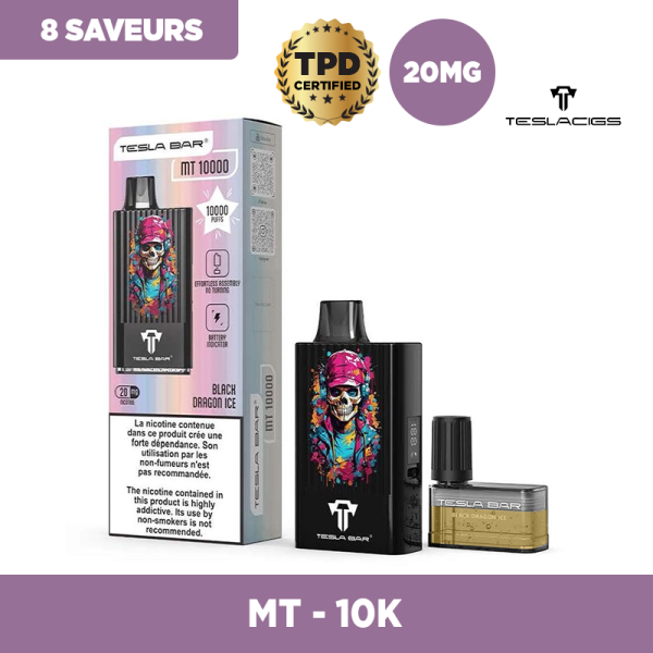 MT-10 000 20mg - Tesla Bar by Teslacigs