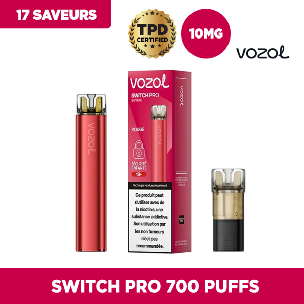 Starter Kit Switch Pro Red Edition 10mg - Vozol