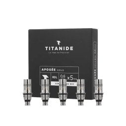 Coils Apogée 0.6/1.0Ω (5pcs) - Titanide