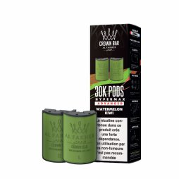 Prefilled Cartridges Hyper Max Advanced 30k 6mg 10+10ml (2pcs) - Crown Bar by Al Fakher