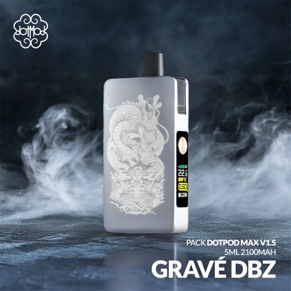 Kit DotPod Max V1.5 5ml 2100mAh Engraved DBZ - Dotmod