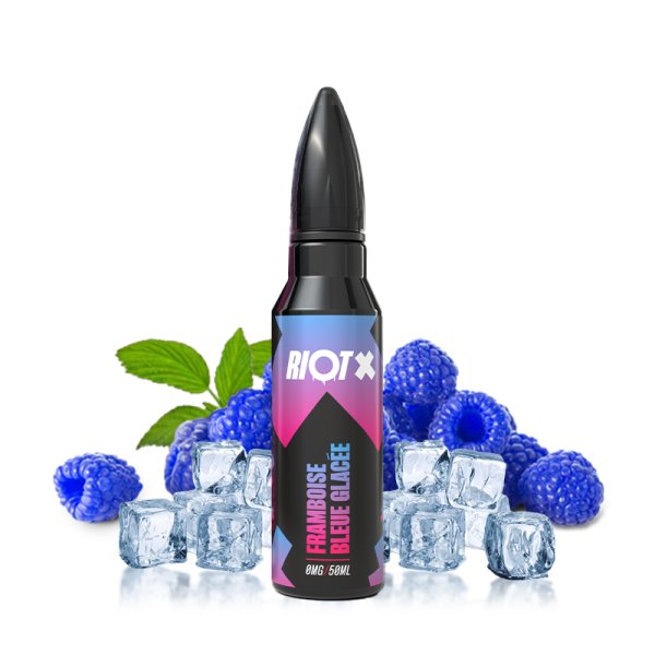 Framboise Bleue Glacée 0mg 50ml - Riot X by Riot