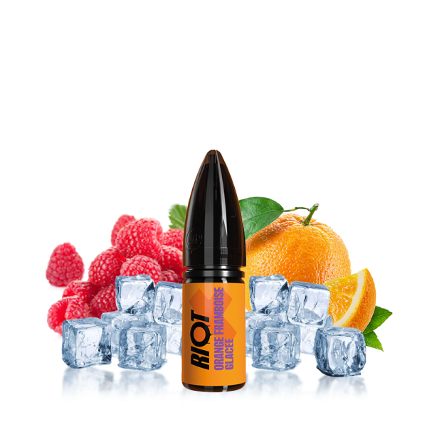 [Destock] Orange & Framboise Glacée Nic Salts 10ml - Riot X by Riot