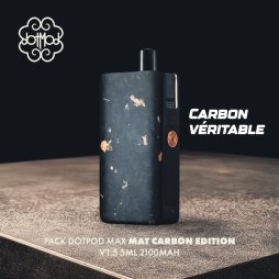 Kit DotPod Max Mat Carbon Edition (Genuine Carbon) 5ml 2100mAh - Dotmod