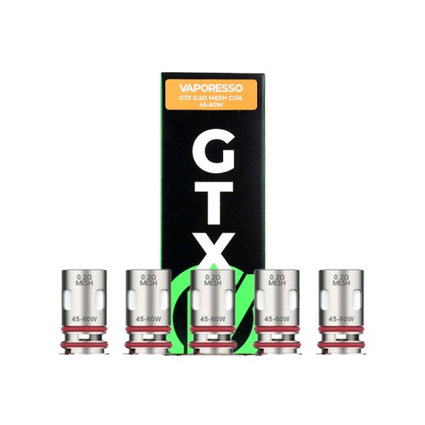 Coils GTX V2 0.15/0.2/0.3/0.4/0.6/0.8/1.2Ω (5pcs) - Vaporesso