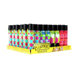 CP11RH Polka Dot Lighter (48pcs) - Clipper