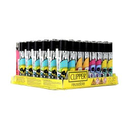 Mushrooms Skulls Pattern Lighter (48pcs) - Clipper