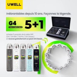[Offre] 5 Packs Pod Caliburn G4 Achetés, 1 Gift Box G4 Classic Offerte - Uwell