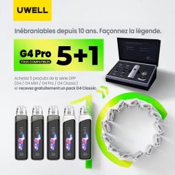 [Offre] 5 Packs Pod Caliburn G4 Pro Achetés, 1 Gift Box G4 Classic Offerte - Uwell