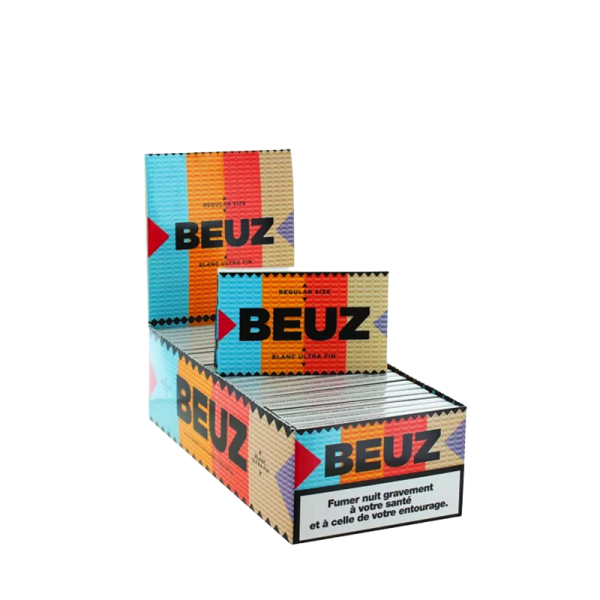 White Regular Rolling Papers (25pcs) - Beuz