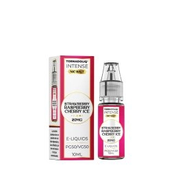 Strawberry Raspberry Cherry Ice Nic Salts 20mg 10ml - Intense by Tornadoliq