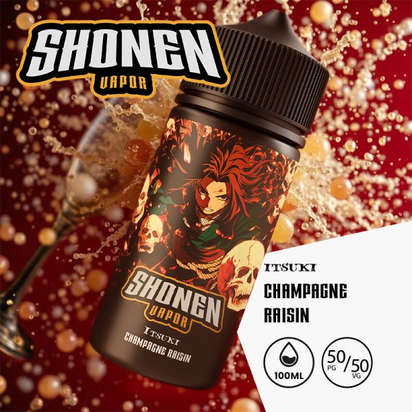 Itsuki (Champagne/Raisin) 0mg 100ml - Shonen Vapor